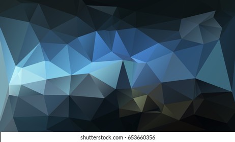 Abstract low poly geometrical background consisting of triangles of different sizes and colors