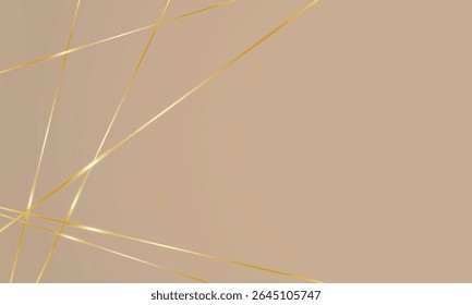 Abstractas líneas de oro de polietileno bajo sobre fondo beige, líneas de ondas doradas, patrón art deco para póster, tarjeta de felicitación, Anuncio, fondo, Fondo de pantalla, patrón, gráfico e impresión.