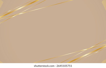 Abstract low poly golden lines on beige background, golden waves lines, art deco pattern for poster, greeting card, banner, background, wallpaper, pattern, graphic and printing.