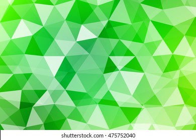 abstract low poly green background. vector illustration. for idea your banner, presentation