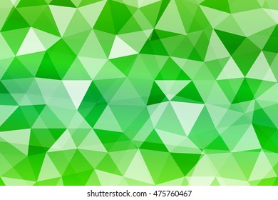 abstract low poly green background. vector illustration. for idea your banner, presentation