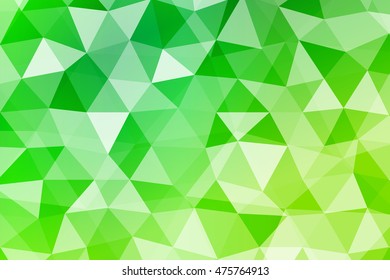 abstract low poly green background. vector illustration. for idea your banner, presentation