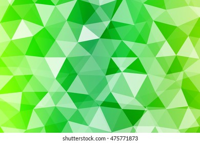 abstract low poly green background. vector illustration. for idea your banner, presentation
