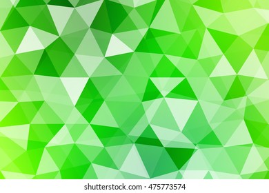 abstract low poly green background. vector illustration. for idea your banner, presentation