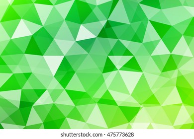 abstract low poly green background. vector illustration. for idea your banner, presentation