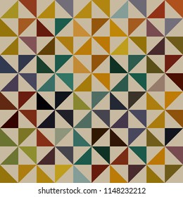 Abstract low poly grid pixel mosaic colorful background. Creative Design Templates. Can be adapt to Brochure, Annual Report, Magazine, Poster, Presentation. Old vector geometric retro vintage.