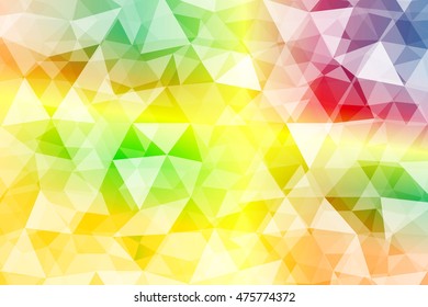 abstract low poly multi color background. vector illustration. for idea your banner, presentation.