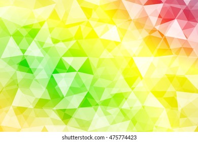 abstract low poly multi color background. vector illustration. for idea your banner, presentation. magenta, yellow, green, blue