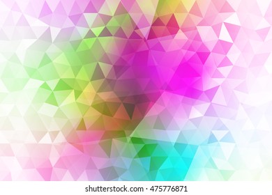 abstract low poly multi color background. vector illustration. for idea your banner, presentation.