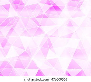 abstract low poly pink background. vector illustration. for idea your banner, presentation