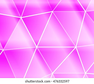 abstract low poly pink background. vector illustration. for idea your banner, presentation