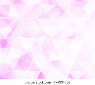 abstract low poly pink background. vector illustration. for idea your banner, presentation