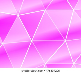 abstract low poly pink background. vector illustration. for idea your banner, presentation