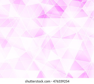 abstract low poly pink background. vector illustration. for idea your banner, presentation