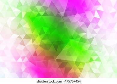 abstract low poly pink, green, red background. vector illustration. for idea your banner, presentation