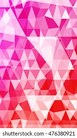 abstract low poly purple background. vector illustration. for idea your banner, presentation. vertical orientation