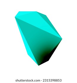 Resumen de diseño de piedra baja de poli. Elemento de diseño vectorial geométrico 3d
