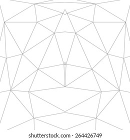Abstract Low Poly Vector Background | Line Art 