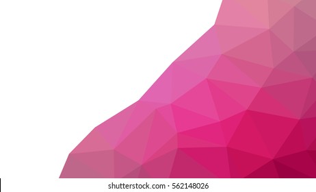 Abstract low poly vector background with copy space