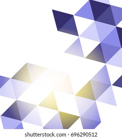Abstract low poly vector background, triangle pattern.
