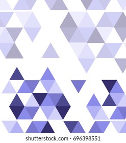 Abstract low poly vector background, triangle pattern.