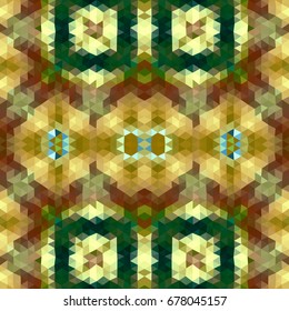 Abstract low poly vector, modern design, colorful fantasy shapes, background or pattern.