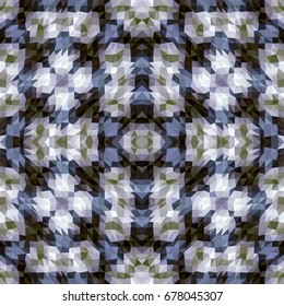 Abstract low poly vector, modern design, colorful fantasy shapes, background or pattern.