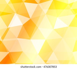abstract low poly yellow gold background. vector illustration. for idea your banner, presentation