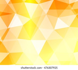 abstract low poly yellow gold background. vector illustration. for idea your banner, presentation
