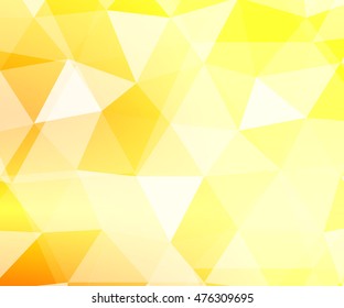 abstract low poly yellow gold background. vector illustration. for idea your banner, presentation