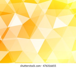 abstract low poly yellow gold background. vector illustration. for idea your banner, presentation