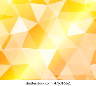 abstract low poly yellow gold background. vector illustration. for idea your banner, presentation