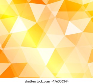 abstract low poly yellow gold background. vector illustration. for idea your banner, presentation