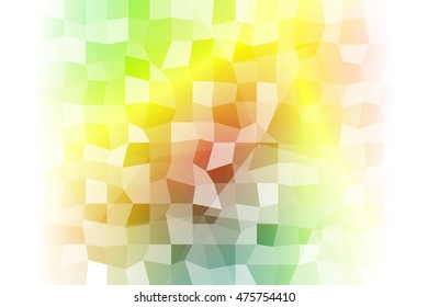 abstract low poly yellow, green, red background. vector illustration. for idea your banner, presentation