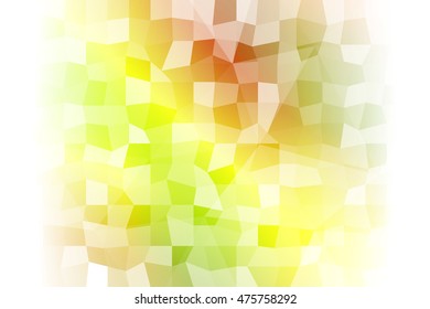 abstract low poly yellow, green, red background. vector illustration. for idea your banner, presentation