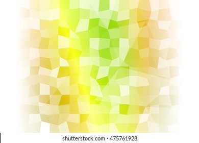 abstract low poly yellow, green, red background. vector illustration. for idea your banner, presentation