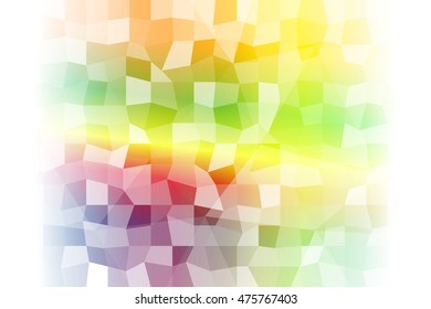 abstract low poly yellow, green, red background. vector illustration. for idea your banner, presentation