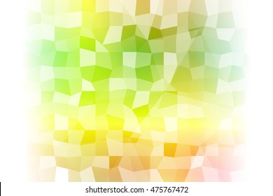 abstract low poly yellow, green, red background. vector illustration. for idea your banner, presentation
