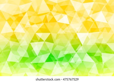 abstract low poly yellow, green, red background. vector illustration. for idea your banner, presentation