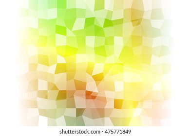 abstract low poly yellow, green, red background. vector illustration. for idea your banner, presentation