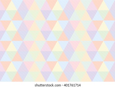 Abstract Low Polygon background - Pastel Geometric Pattern - Vector EPS10