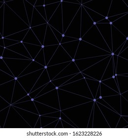Abstract Low Polygon color Generative Art background illustration