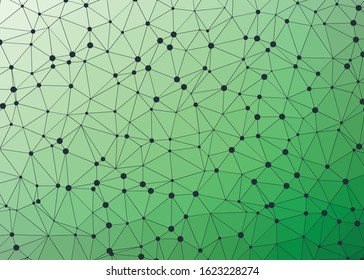 Abstract Low Polygon color Generative Art background illustration
