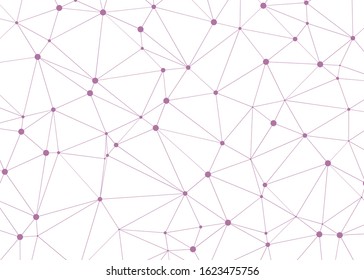 Abstract Low Polygon color Generative Art background illustration