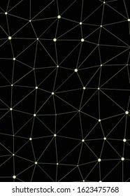 Abstract Low Polygon color Generative Art background illustration