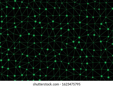 Abstract Low Polygon color Generative Art background illustration