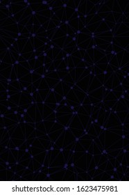 Abstract Low Polygon color Generative Art background illustration