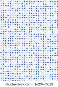 Abstract Low Polygon color Generative Art background illustration