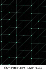 Abstract Low Polygon color Generative Art background illustration