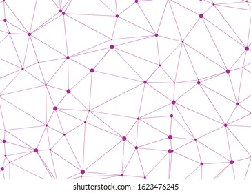 Abstract Low Polygon color Generative Art background illustration